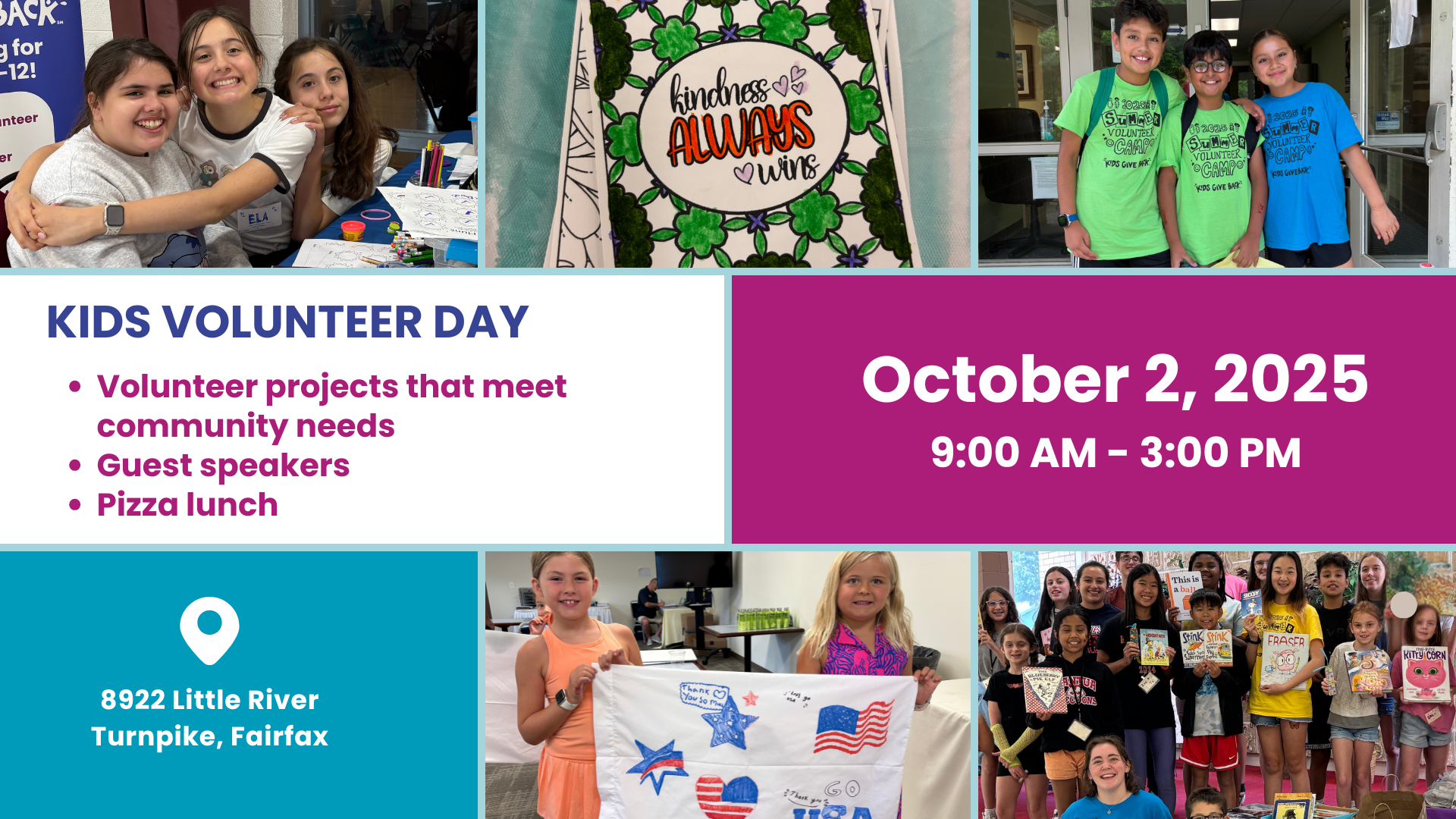Kids Volunteer Day, October 2, 2025